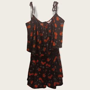 Cute floral romper